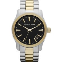 Runway Oversized Two Tone Watch