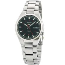 Seiko 5 Snk607 Men's Silver Tone Automatic Watch