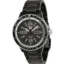 Seiko 5 Sport Automatic Black Dial Black Pvd Stainless Steel Mens Watch Srp355