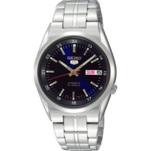 Seiko 5 Stainless Steel Case and Bracelet Blue DIal Day and Date