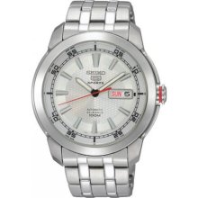 Seiko SNZH61 Stainless Steel Seiko 5 Sports Automatic Silver Dial