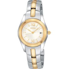 Seiko Watches Two-Tone Dress Ladies Watch SXDA72