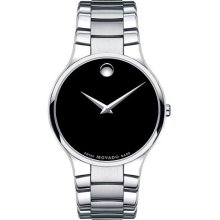 Serio Black Museum Dial, Men's Movado