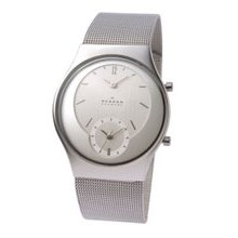 Skagen Dual Time Zone Functionality - Silver