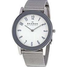 Skagen Men's 39XLSS Silver Watch - 39XLSS