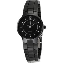 Skagen Women's 572SBXBC Ceramic Black Dial Watch - 572SBXBC