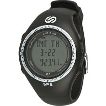 Soleus SG002-004 Men's GPS 2.0 Runners Speed White Accent Bezel Chrono