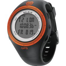 Soleus SG002-030 Men's GPS 2.0 Runners Speed Orange Accent Bezel Chron