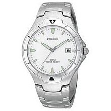 Stainless Steel Dress White Dial