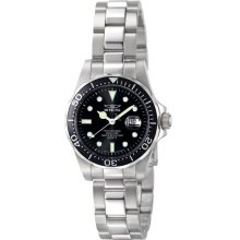 Stainless Steel Pro Diver Black Dial