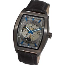 Stuhrling Men's Millenia Visionaire Leather Watch 182C.33F5691