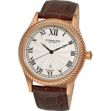 Stuhrling Original Men's 91c.3345k2 Augustus Rose Gold Layered Case,