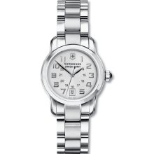 Swiss Army Women's Vivante Silver Sunray Dial Watch (Silver)