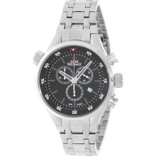 Swiss Precimax Men's Torin Pro SP12120 Silvertone Black Dial Swis ...