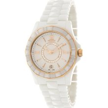 Swiss Precimax Women's Fiora SP13170 White Ceramic Swiss Quartz W ...