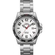 T49924 Timex Mens RUGGED BASIC Silver Watch