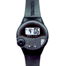 Tel-time Iv Spanish Talking Watch - Unisex: Black