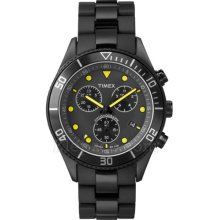 Timex Originals Sport Chronograph On Pu Bracelet And Yellow Accents - T2n866