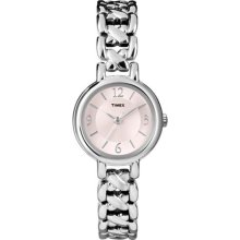 Timex Women's Elevated Classics T2N822 Silver Stainless-Steel Qua ...