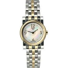 Tissot Women's T-Classic Ballade III White Mother Of Pearl Dial T ...