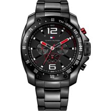 Tommy Hilfiger Chronograph Bracelet Watch Black