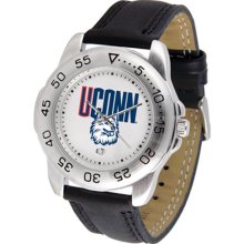 UConn Husky wrist watch : UConn Huskies Bold Sport Leather Watch