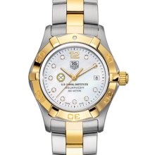 US Naval Institute Women's TAG Heuer Two-Tone Aquaracer w/ Diamonds