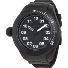 Vestal Men's ZR4003 ZR-4 Diver Matte Black Black Lume Dial