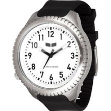 Vestal Utilitarian Watch in Black/Silver/White