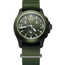 Victorinox Swiss Army 'Original' Chronograph Watch Green