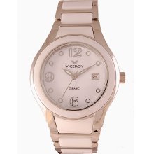 Watch Viceroy Ceramica Y Zafiro 46648-05 WomenÂ´s White