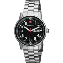 Wenger Commando Day Date XL Black Silver