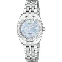 Women's Citizen Paladion Eco-drive Stainless Steel Diamond Watch