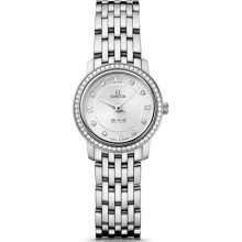 Women's Omega DeVille Prestige New Collection 24.4mm Qtz 424.15.24.60.52.001 Watch