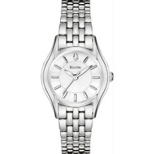 Women's Polished Stainless Steel Silver Tone Dial