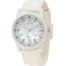 Women's ST/2701CMCM Diamond Dial White Carp Fish Scale Strap