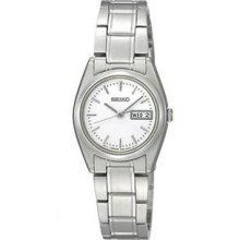 Women's Stainless Steel Dress Silver Dial