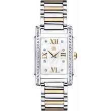 Women's Stainless Steel Kingston Mother of Pearl Dial Diamond