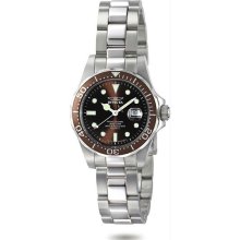 Women's Stainless Steel Pro Diver Brown Dial