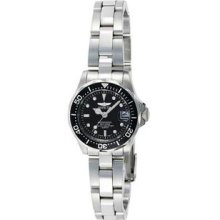 Women's Stainless Steel Pro Diver Black Dial