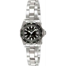 Women's Stainless Steel Sapphire Pro Diver Black Dial