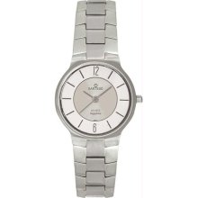 Women's Stainless Steel Seville Dress Watch Silver Dial