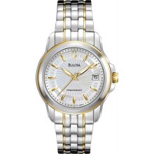 Women's Two Tone Stainless Steel Mother of Pearl Dial Precisionist