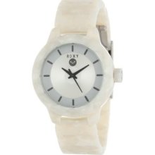 Women's W237BP-WHT Baroness White Marble Analog