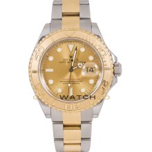 Yachtmaster Steel & Gold Model 16623 Champagne Face