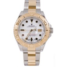 Yachtmaster Steel & Gold Model 16623 White Face