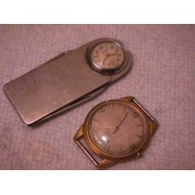 2 Vintage Watches,money Clip