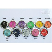 200pcs/lot Jelly Candy Sports Watches Dial Snap Slap On Watch Dial S