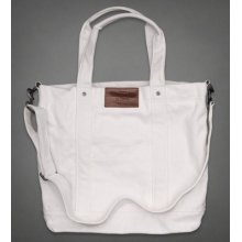 2012 Abercrombie & Fitch Women's Cute Classic Tote White $68