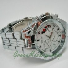 2012 Fashion Quartz Analog Luxury Dress Men Steel Wrist Watch 0002